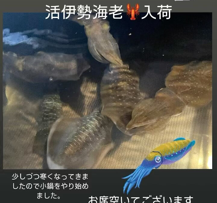 #西武池袋線グルメ #清瀬 #魚 #伊勢海老 #かわはぎ #